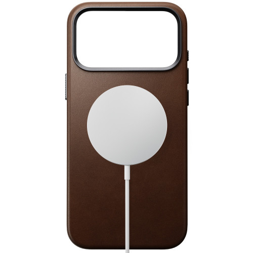 NOMAD Traditional Leather Case - etui do iPhone 18 Pro Max / 17 Pro Max kompatybilne z MagSafe, skóra Camino (brown), widok 2