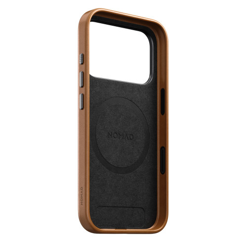 NOMAD Traditional Leather Case - etui do iPhone 18 Pro / 17 Pro kompatybilne z MagSafe, skóra Camino (english tan-c), widok 5
