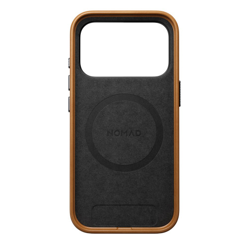 NOMAD Traditional Leather Case - etui do iPhone 18 Pro / 17 Pro kompatybilne z MagSafe, skóra Camino (english tan-c), widok 6