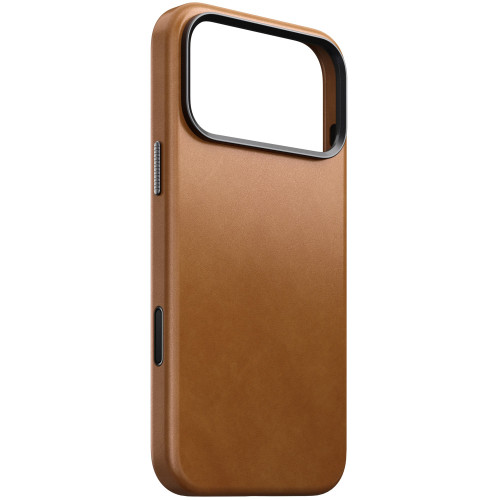 NOMAD Traditional Leather Case - etui do iPhone 18 Pro Max / 17 Pro Max kompatybilne z MagSafe, skóra Camino (english tan-c)