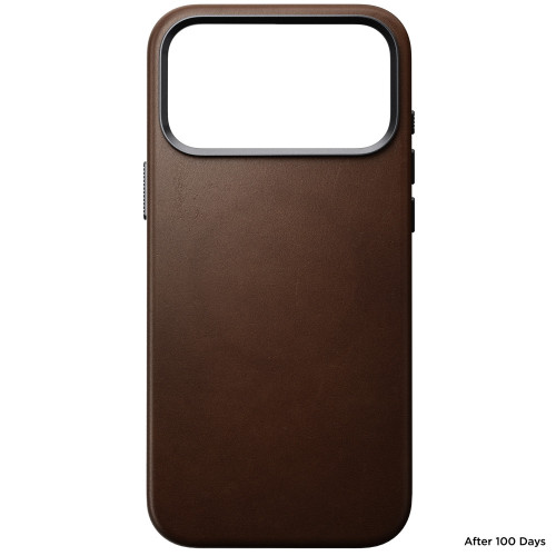 NOMAD Traditional Leather Case - etui do iPhone 18 Pro Max / 17 Pro Max kompatybilne z MagSafe, skóra Camino (brown), widok 4