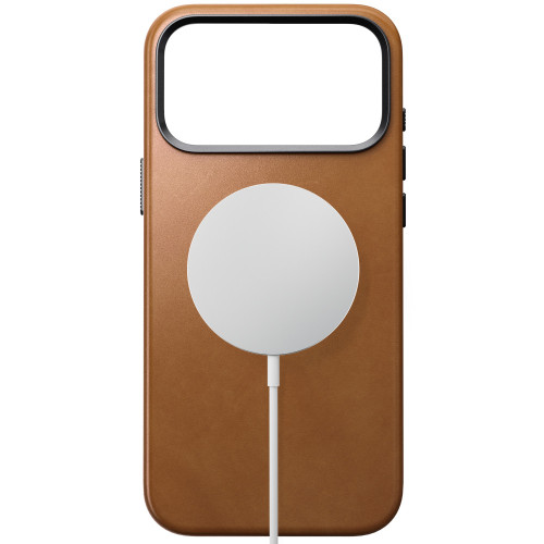 NOMAD Traditional Leather Case - etui do iPhone 18 Pro Max / 17 Pro Max kompatybilne z MagSafe, skóra Camino (english tan-c), widok 2