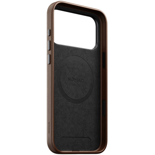 NOMAD Traditional Leather Case - etui do iPhone 18 Pro Max / 17 Pro Max kompatybilne z MagSafe, skóra Camino (brown), widok 5
