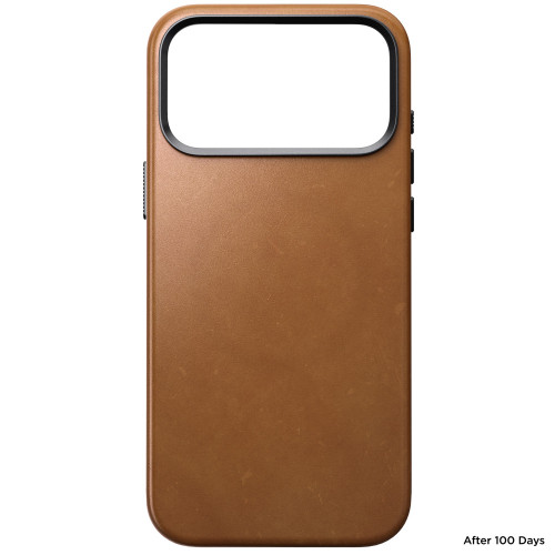 NOMAD Traditional Leather Case - etui do iPhone 18 Pro Max / 17 Pro Max kompatybilne z MagSafe, skóra Camino (english tan-c), widok 4