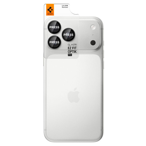 OsŁona Aparatu Spigen Optik Pro Glas.tr Ez Fit Camera Protector 2-pack Iphone 18 Pro / 18 Pro Max Dark Grey, widok 2