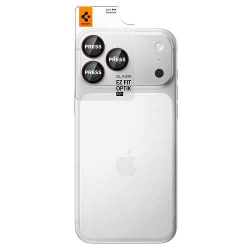 OsŁona Aparatu Spigen Optik Pro Glas.tr Ez Fit Camera Protector 2-pack Iphone 18 Pro / 18 Pro Max Burgundy, Ansicht 2