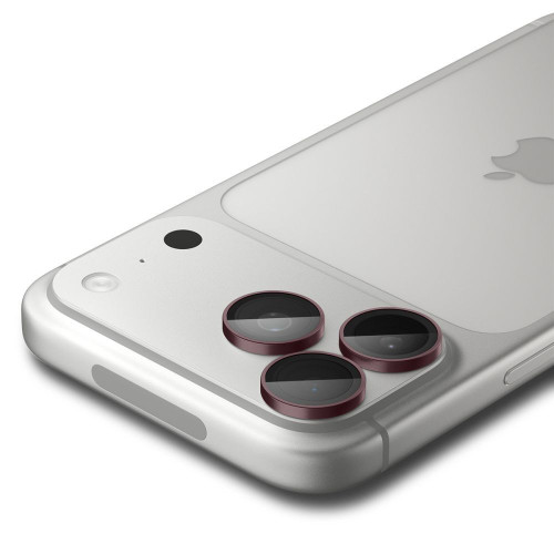 OsŁona Aparatu Spigen Optik Pro Glas.tr Ez Fit Camera Protector 2-pack Iphone 18 Pro / 18 Pro Max Burgundy, Ansicht 4
