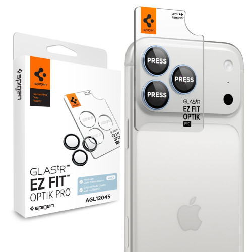 OsŁona Aparatu Spigen Optik Pro Glas.tr Ez Fit Camera Protector 2-pack Iphone 18 Pro / 18 Pro Max Light Blue