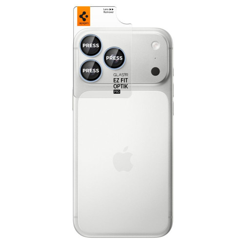 OsŁona Aparatu Spigen Optik Pro Glas.tr Ez Fit Camera Protector 2-pack Iphone 18 Pro / 18 Pro Max Light Blue, widok 2