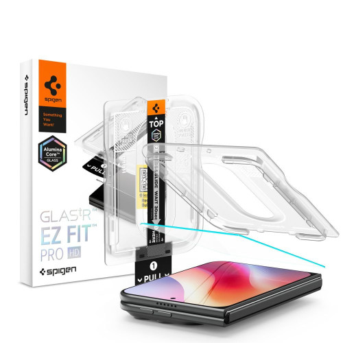 Spigen Glas.tR EZ Fit Pro HD tempered glass for iPhone Duo