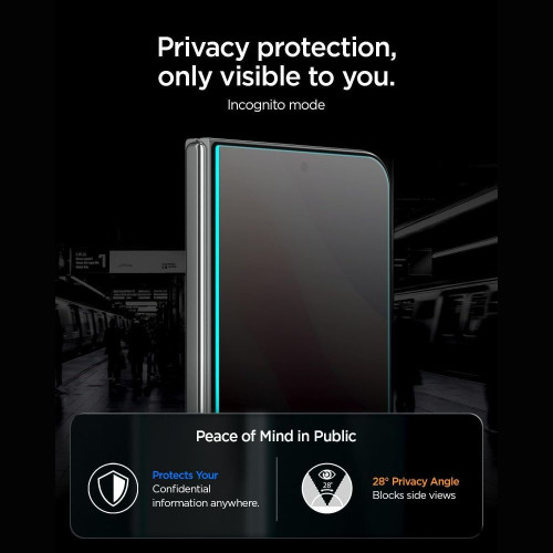 SzkŁo PrywatyzujĄce Spigen Glas.tr Ez Fit Pro Hd Ac 2-pack Iphone Duo Privacy, Ansicht 3