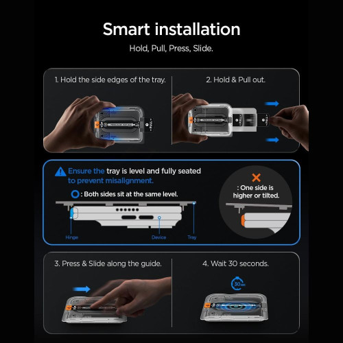SzkŁo PrywatyzujĄce Spigen Glas.tr Ez Fit Pro Hd Ac 2-pack Iphone Duo Privacy, Ansicht 8