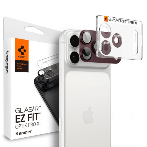 OsŁona Aparatu Spigen Optik Pro Xl Glas.tr Ez Fit Camera Protector Iphone 18 Pro Max Burgundy