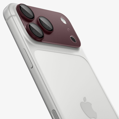 OsŁona Aparatu Spigen Optik Pro Xl Glas.tr Ez Fit Camera Protector Iphone 18 Pro Max Burgundy, widok 3