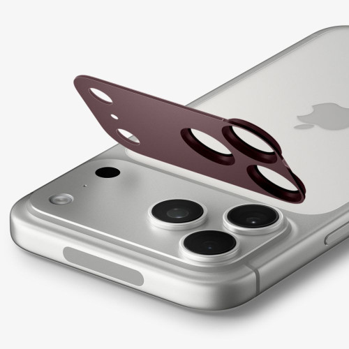 OsŁona Aparatu Spigen Optik Pro Xl Glas.tr Ez Fit Camera Protector Iphone 18 Pro Max Burgundy, widok 4