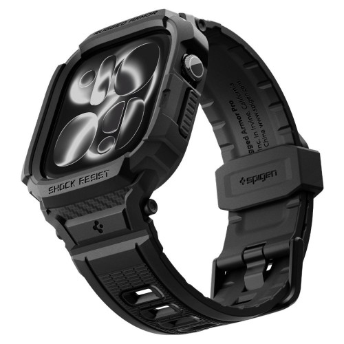 Spigen Rugged Armor Pro Apple Watch 12 (42 Mm) Matte Black, widok 3