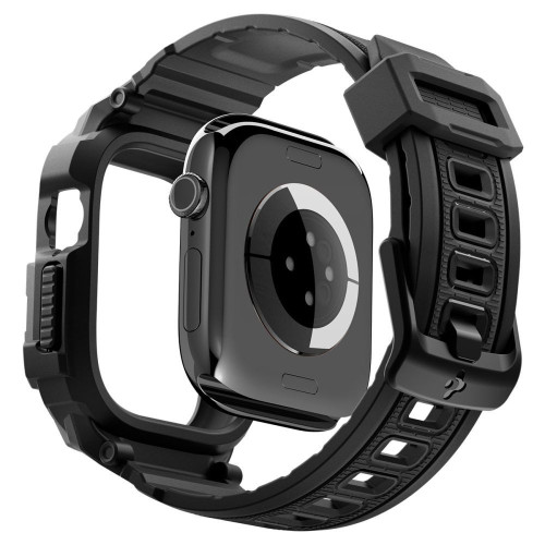 Spigen Rugged Armor Pro Apple Watch 12 (42 Mm) Matte Black, widok 4
