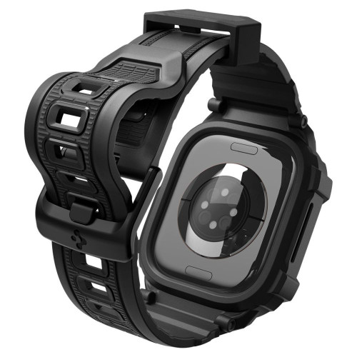 Spigen Rugged Armor Pro Apple Watch 12 (46 Mm) Matte Black, widok 2