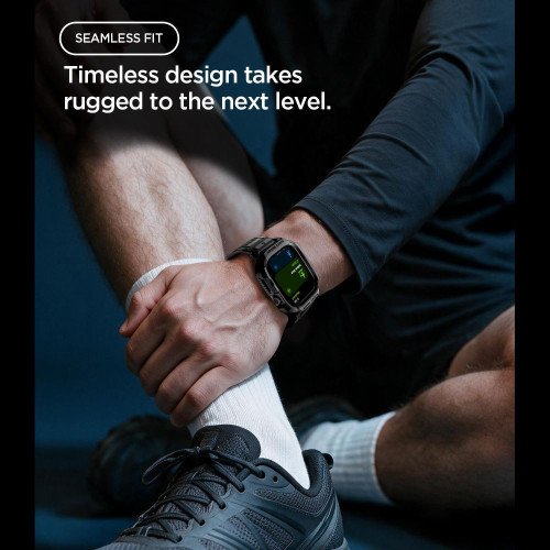 Spigen Rugged Armor Pro Apple Watch 12 (46 Mm) Matte Black, widok 5