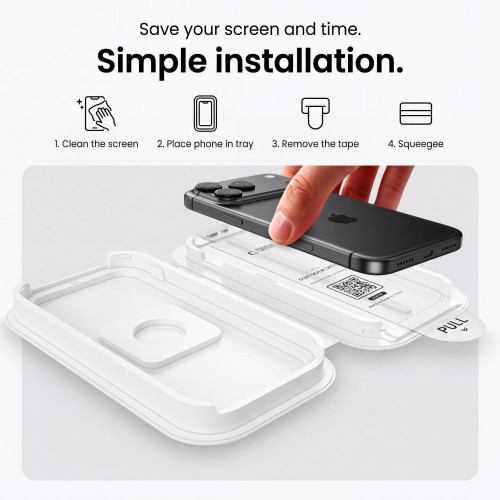 SzkŁo Hartowane Tech-protect Onetouch Set+ 2-pack Iphone 17 Pro / 18 Pro Clear, Ansicht 8