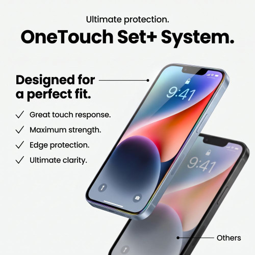 SzkŁo Hartowane Tech-protect Onetouch Set+ 2-pack Iphone 17 Pro Max / 18 Pro Max Clear, Ansicht 7