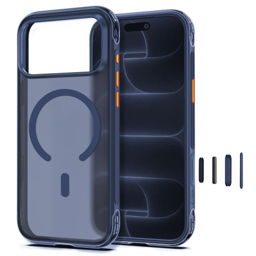 Tech-protect Magair Magsafe Cc Iphone 17 Pro / 18 Pro Matte Deep Blue, Ansicht 2
