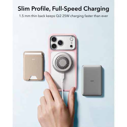 Esr Classic Hybrid Kickstand Magsafe Iphone 17 Pro / 18 Pro Frosted Bubblegum Pink, widok 6