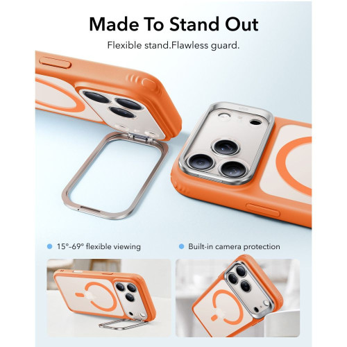 Esr Classic Hybrid Kickstand Magsafe Iphone 17 Pro / 18 Pro Frosted Orange, widok 3