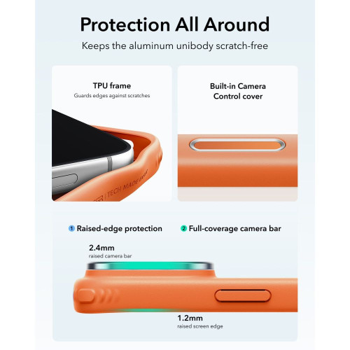Esr Classic Hybrid Kickstand Magsafe Iphone 17 Pro / 18 Pro Frosted Orange, widok 5