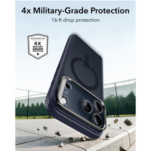 Esr Classic Hybrid Kickstand Magsafe Iphone 17 Pro Max / 18 Pro Max Frosted Blue, Ansicht 4