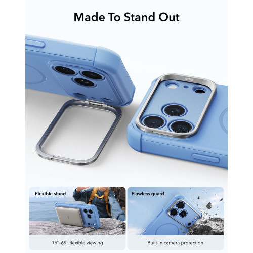 Esr Cyber Tough Kickstand Magsafe Iphone 17 Pro / 18 Pro Light Blue, nézet 4