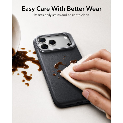 Esr Leather Kickstand Magsafe Iphone 17 Pro / 18 Pro Black, widok 5