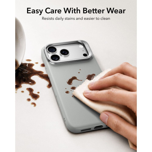 Esr Leather Kickstand Magsafe Iphone 17 Pro / 18 Pro Grey, widok 5