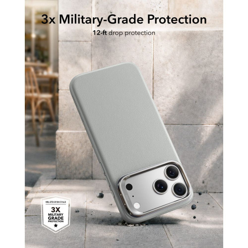 Esr Leather Kickstand Magsafe Iphone 17 Pro / 18 Pro Grey, widok 6