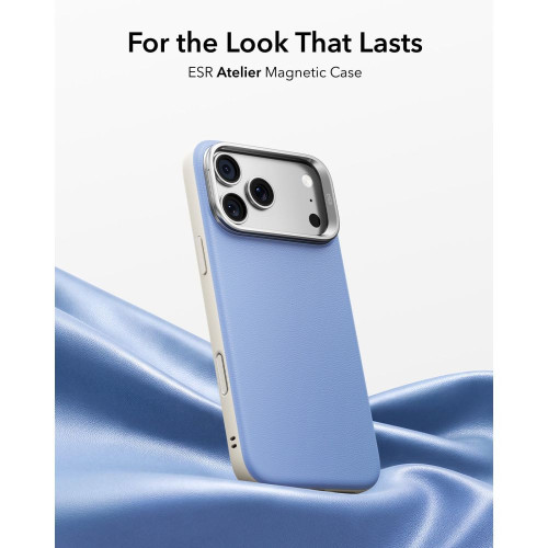 Esr Leather Kickstand Magsafe Iphone 17 Pro / 18 Pro Light Blue, view 2