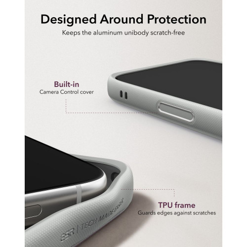 Esr Leather Kickstand Magsafe Iphone 17 Pro Max / 18 Pro Max Grey, Ansicht 8