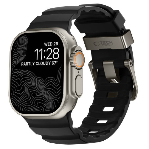 Tech-protect Motion Apple Watch 8 / 9 / 10 / 11 / 12 / Se / Ultra (44 / 45 / 46 / 49 Mm) Black