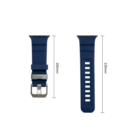 Tech-protect Motion Apple Watch 8 / 9 / 10 / 11 / 12 / Se / Ultra (44 / 45 / 46 / 49 Mm) Nautical Blue, Ansicht 3