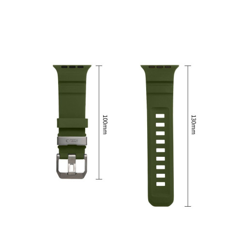 Tech-protect Motion Apple Watch 8 / 9 / 10 / 11 / 12 / Se / Ultra (44 / 45 / 46 / 49 Mm) Tactical Green, Ansicht 3
