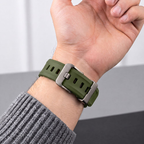 Tech-protect Motion Apple Watch 8 / 9 / 10 / 11 / 12 / Se / Ultra (44 / 45 / 46 / 49 Mm) Tactical Green, Ansicht 5