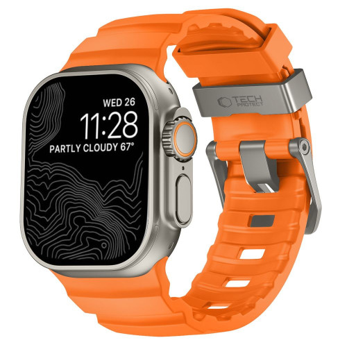 Tech-protect Motion Apple Watch 8 / 9 / 10 / 11 / 12 / Se / Ultra (44 / 45 / 46 / 49 Mm) Signal Orange