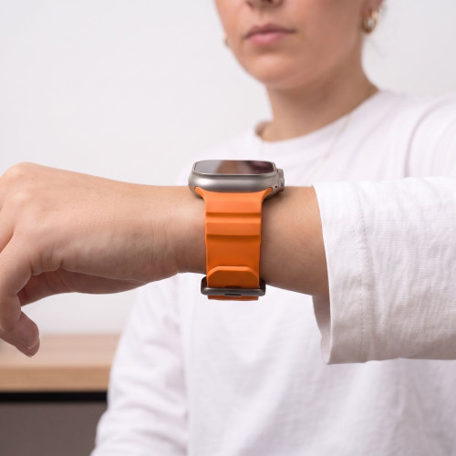 Tech-protect Motion Apple Watch 8 / 9 / 10 / 11 / 12 / Se / Ultra (44 / 45 / 46 / 49 Mm) Signal Orange, Ansicht 6