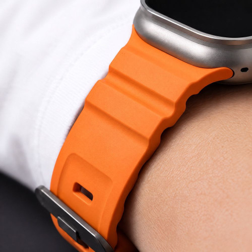 Tech-protect Motion Apple Watch 8 / 9 / 10 / 11 / 12 / Se / Ultra (44 / 45 / 46 / 49 Mm) Signal Orange, Ansicht 7