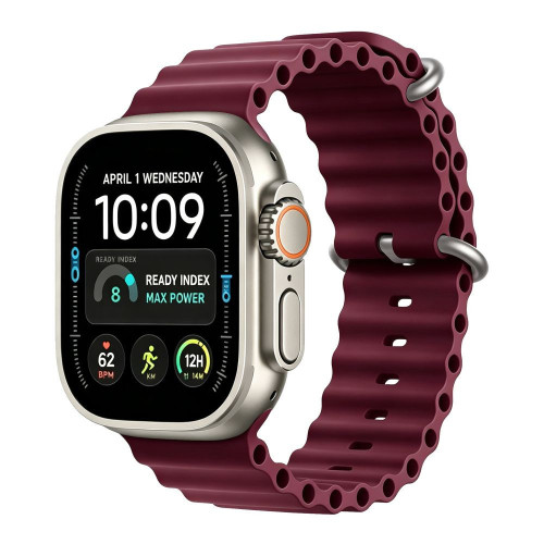 Tech-protect Iconband Pro Apple Watch 8 / 9 / 10 / 11 / 12 / Se / Ultra (44 / 45 / 46 / 49 Mm) Deep Burgundy