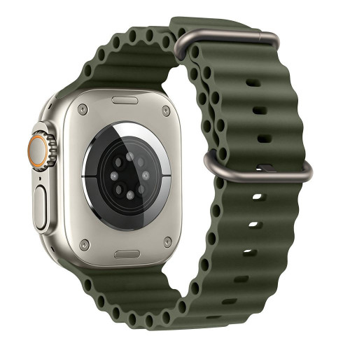 Tech-protect Iconband Pro Apple Watch 8 / 9 / 10 / 11 / 12 / Se / Ultra (44 / 45 / 46 / 49 Mm) Military Green, Ansicht 2