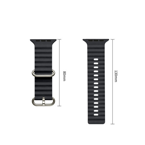 Tech-protect Iconband Pro Apple Watch 8 / 9 / 10 / 11 / 12 / Se / Ultra (44 / 45 / 46 / 49 Mm) Charcoal Grey, Ansicht 3