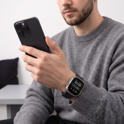 Tech-protect Iconband Pro Apple Watch 8 / 9 / 10 / 11 / 12 / Se / Ultra (44 / 45 / 46 / 49 Mm) Charcoal Grey, Ansicht 4
