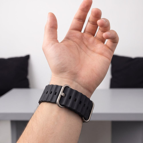 Tech-protect Iconband Pro Apple Watch 8 / 9 / 10 / 11 / 12 / Se / Ultra (44 / 45 / 46 / 49 Mm) Charcoal Grey, Ansicht 5