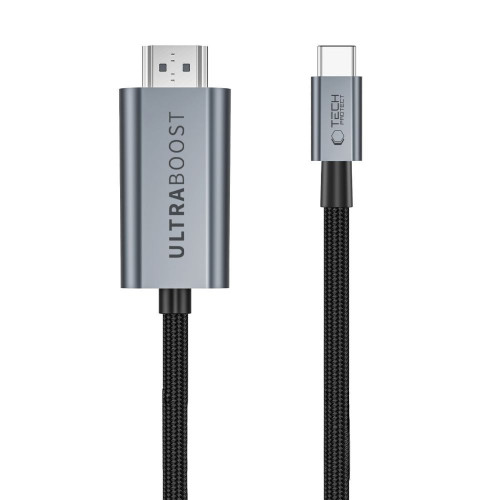 Tech-protect Ultraboost Cable Usb-c To Hdmi 2.1 8k 60hz 300cm Iron Grey, widok 2