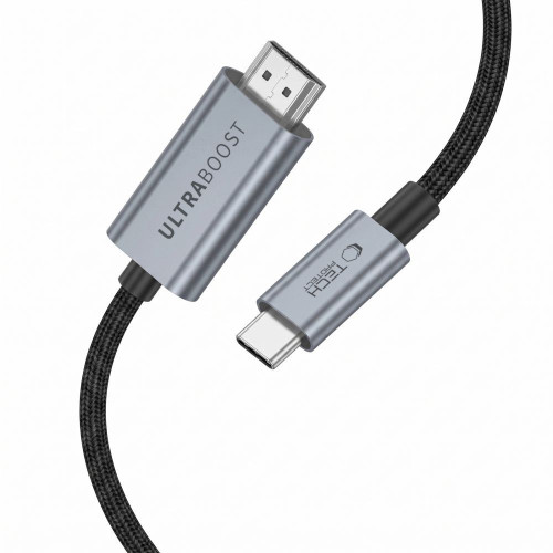 Tech-protect Ultraboost Cable Usb-c To Hdmi 2.1 8k 60hz 300cm Iron Grey, widok 3